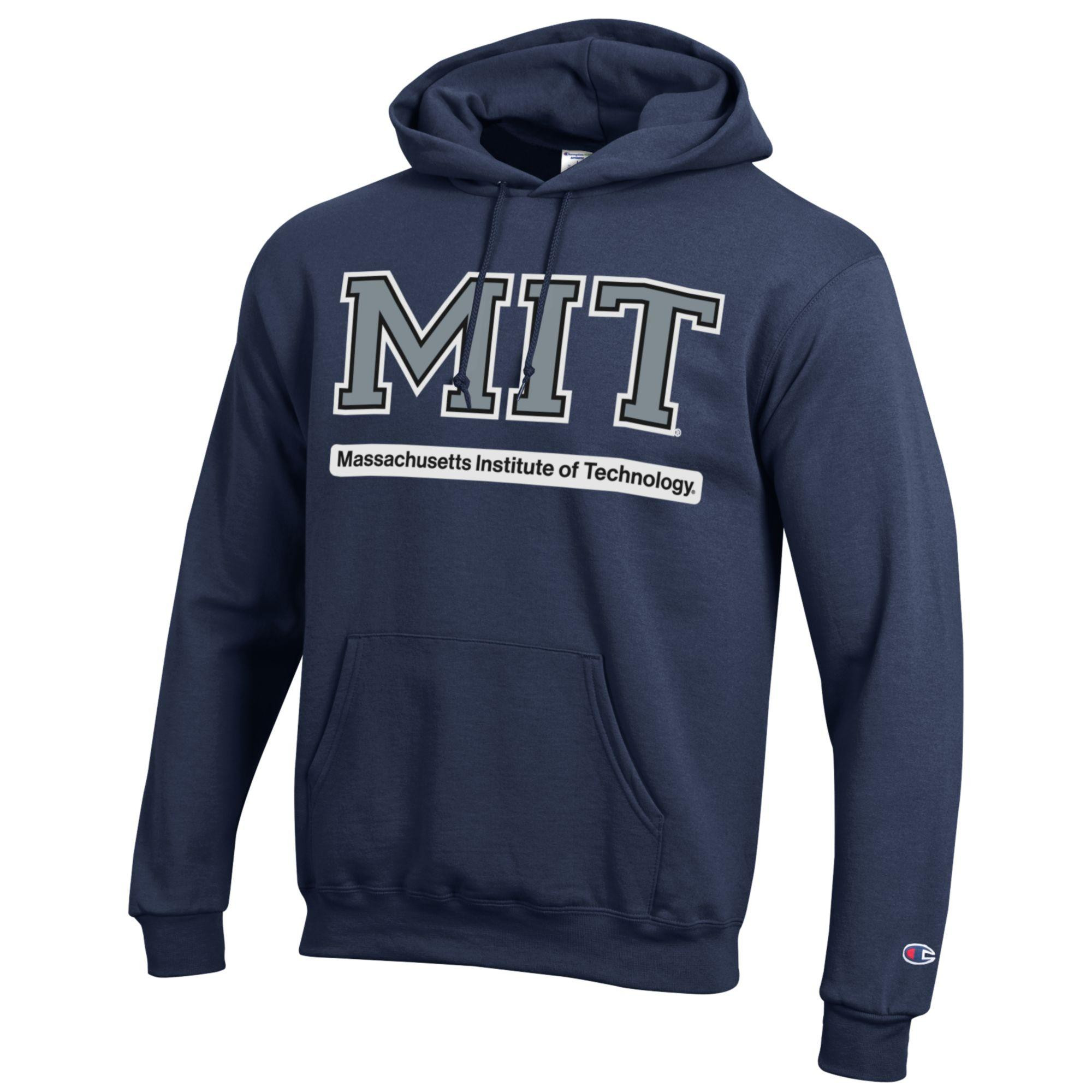 MIT Versa Twill Champion Hoodie- Massachusetts Institute of Technology